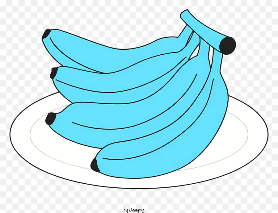 Bananes Mûres，Bananes Bleues PNG