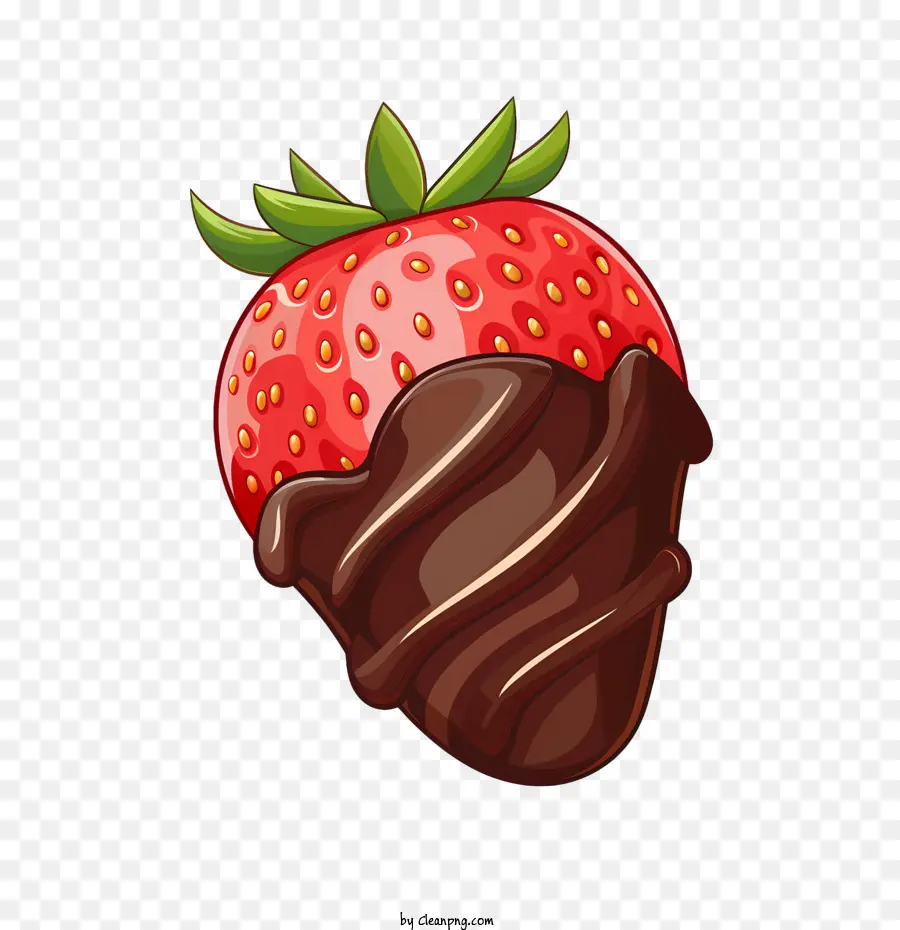 Fraise Au Chocolat，Fraise PNG