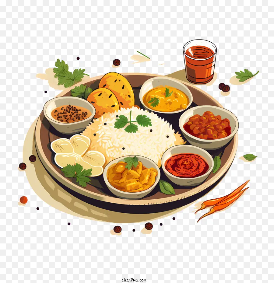 La Cuisine Bengali，La Nourriture PNG