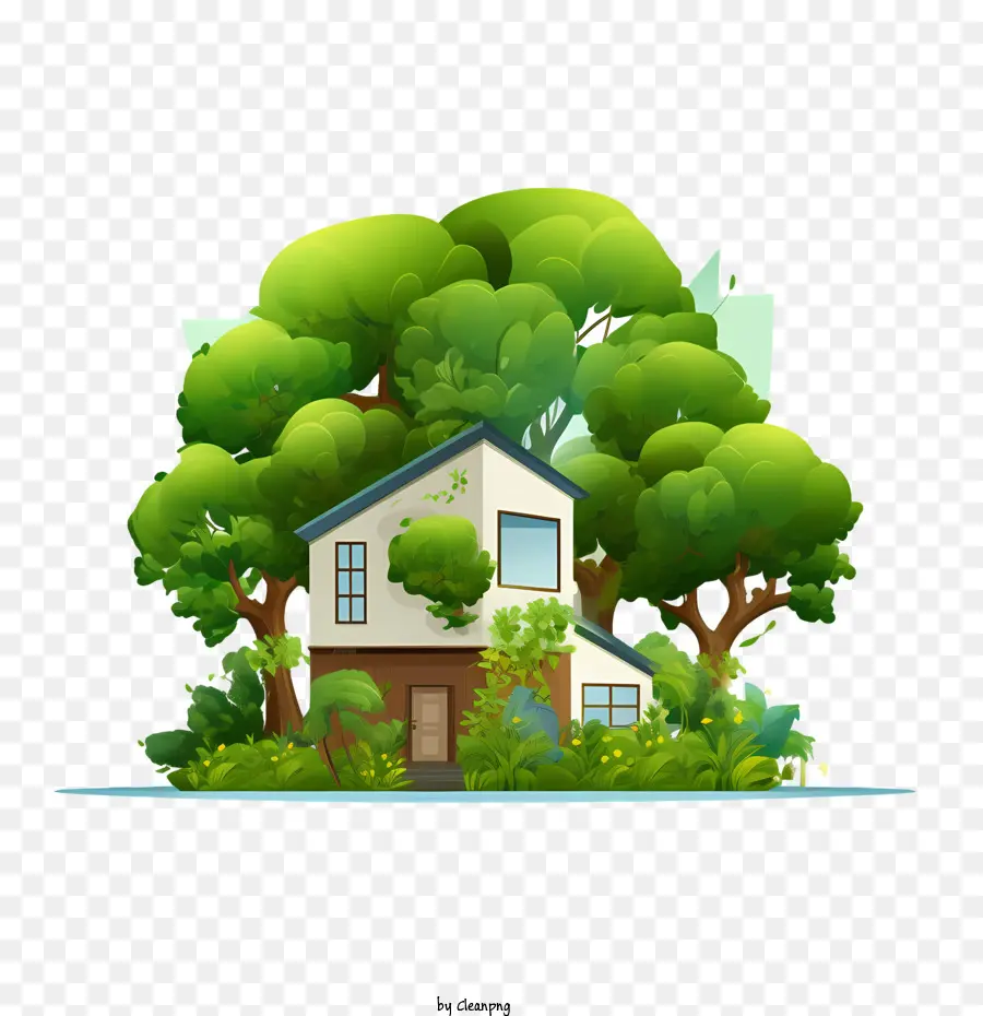 Maison écologique，La Maison De L'arbre PNG