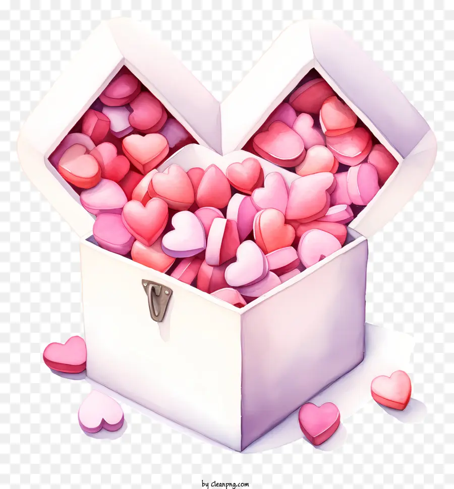 Boîte De Coeurs，Bonbons PNG