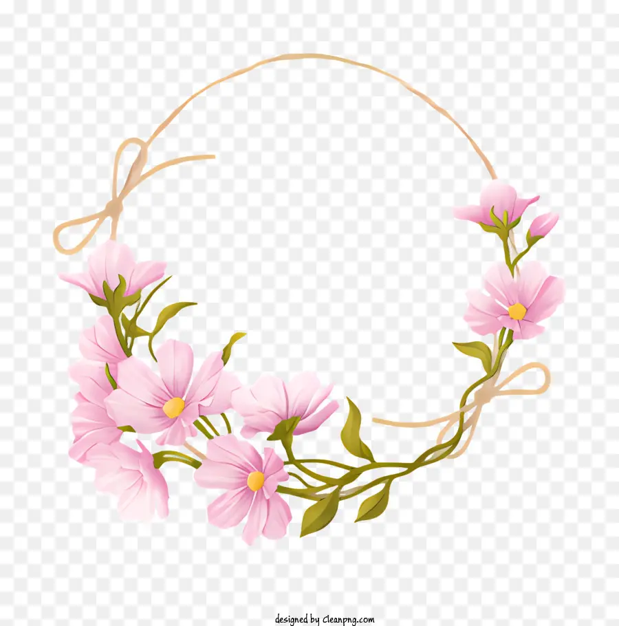 Couronne Florale，Fleurs PNG