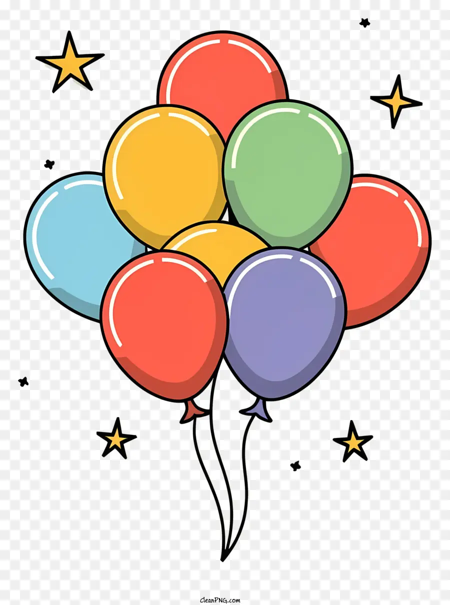 Ballons，Coloré PNG