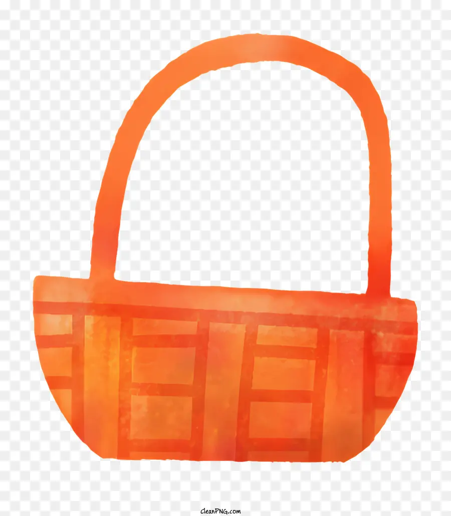 Panier En Plastique Orange，Panier Orange PNG