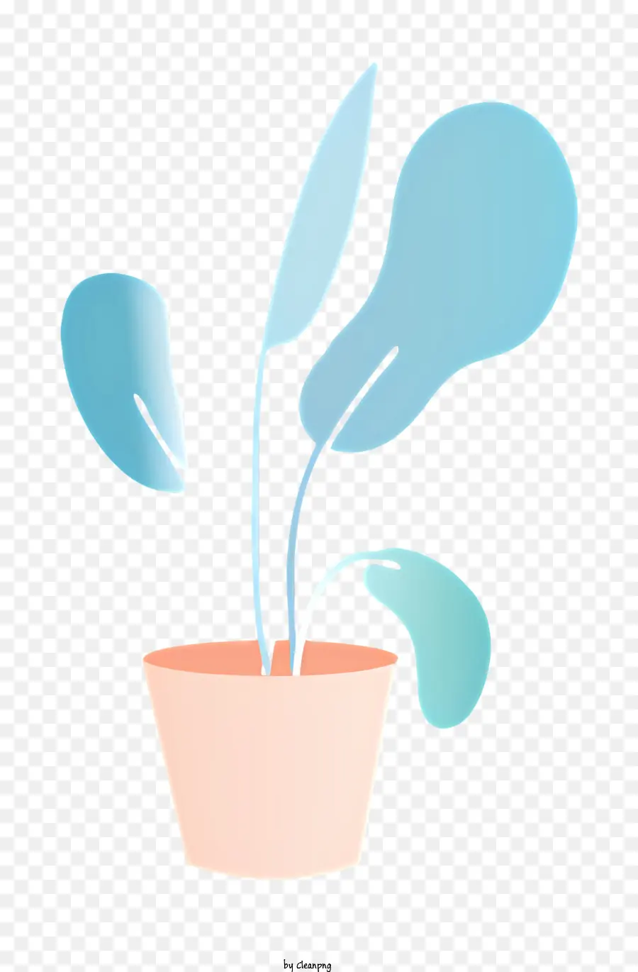 Plante En Pot，Feuilles PNG