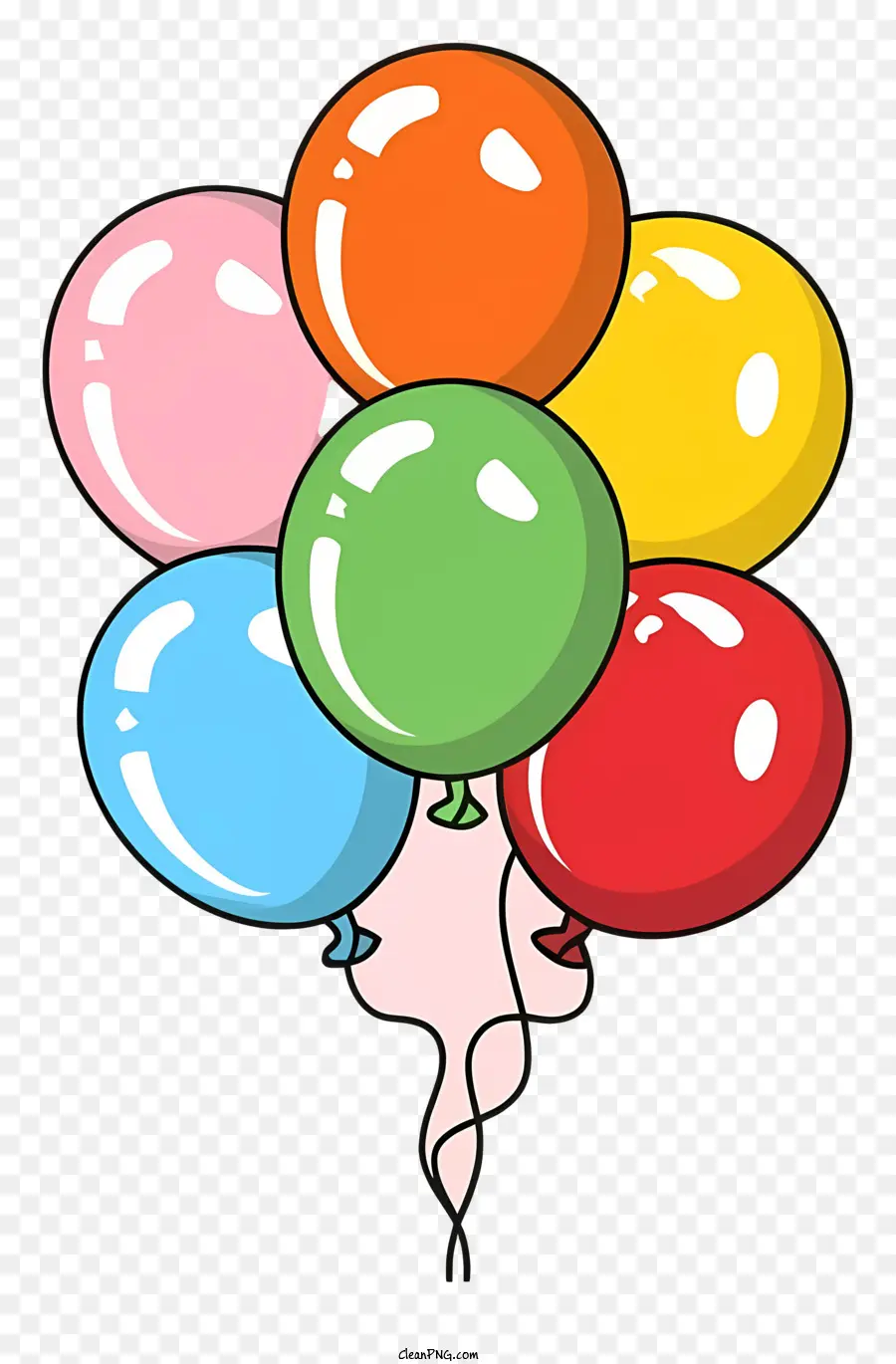 Ballons，Coloré PNG