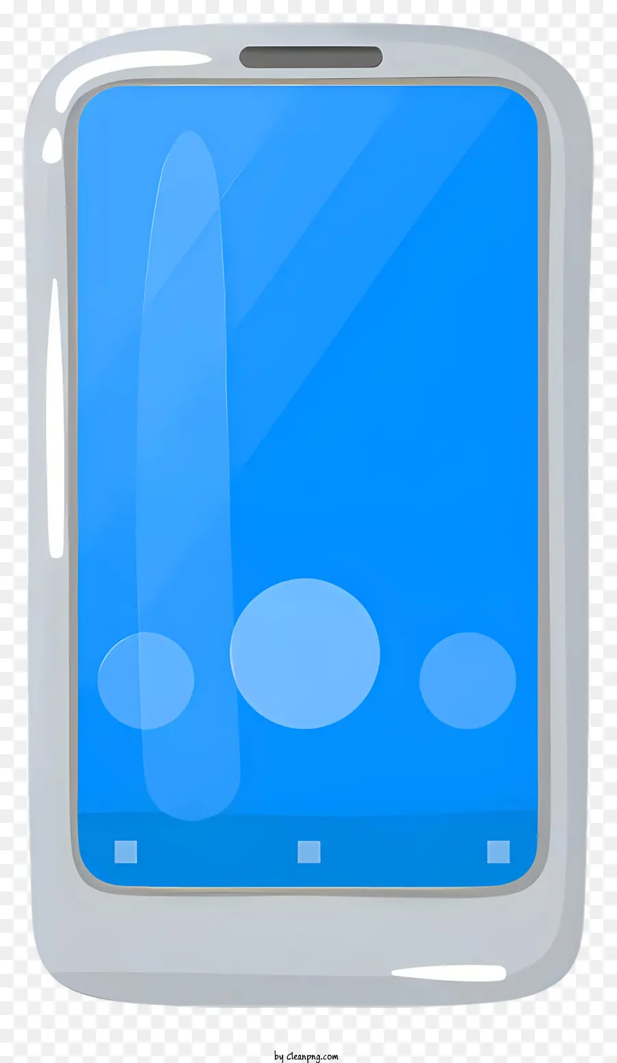 Smartphone，écran Bleu PNG