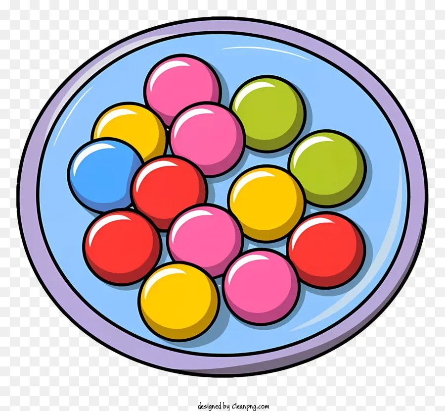 Boules De Bonbons，Multicolore PNG