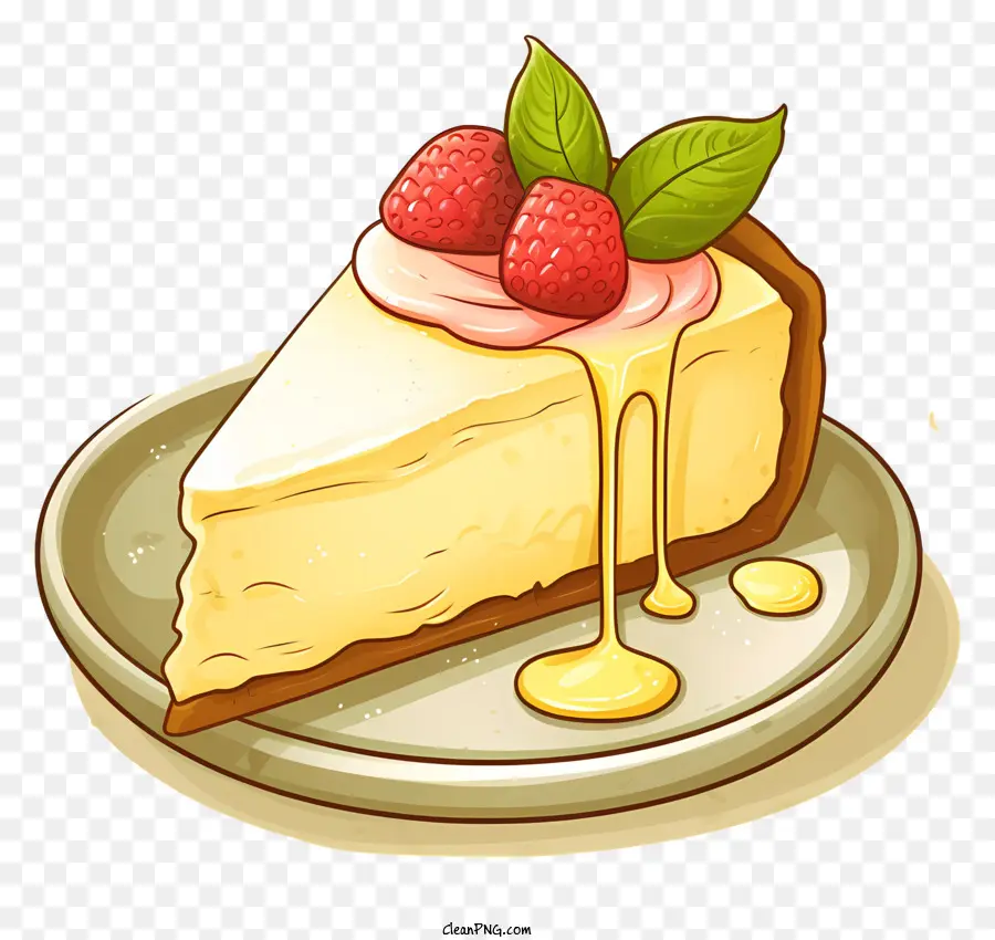 Cheesecake，Framboises PNG