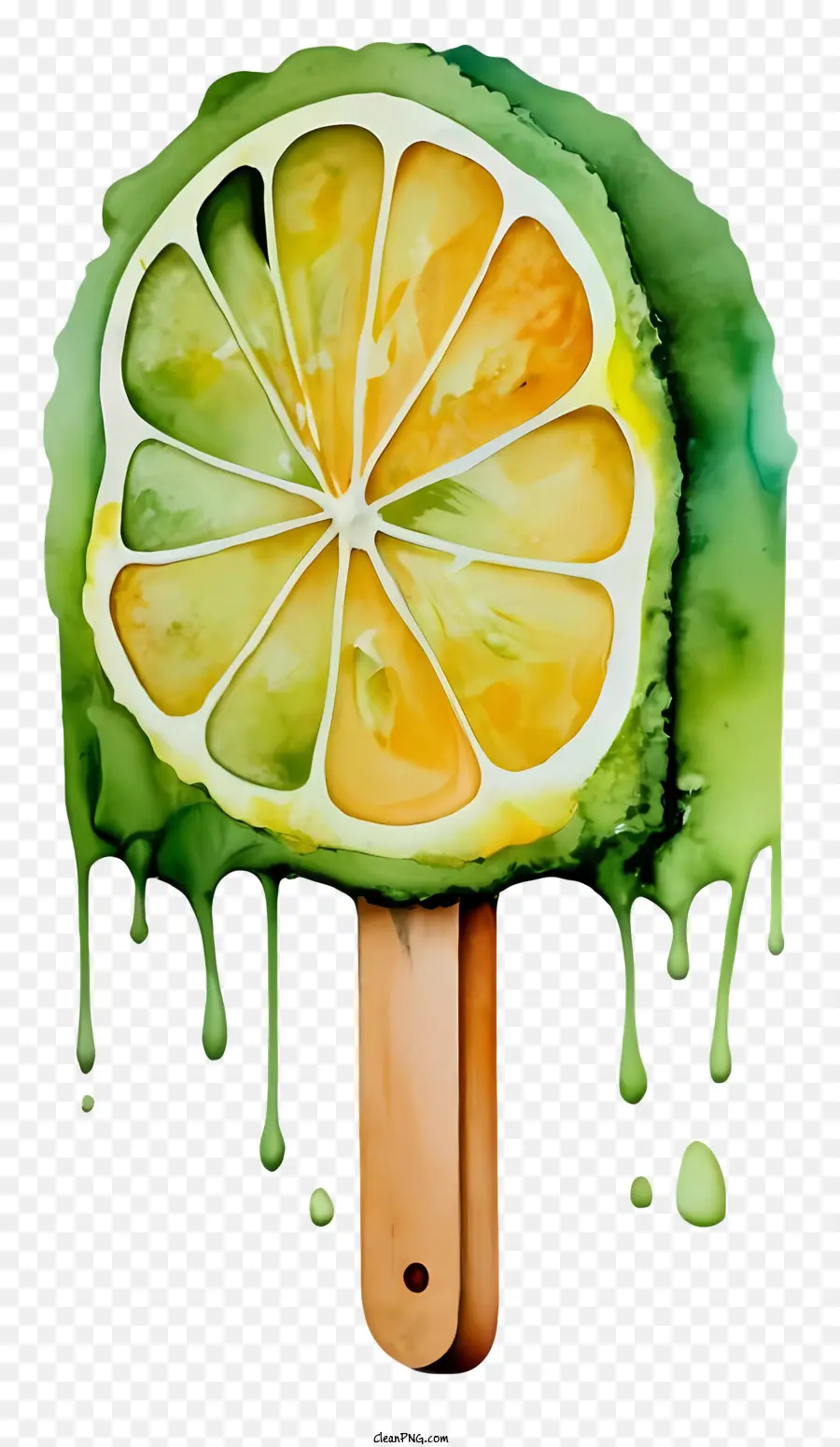 Citron Tranché，Glace Au Citron PNG