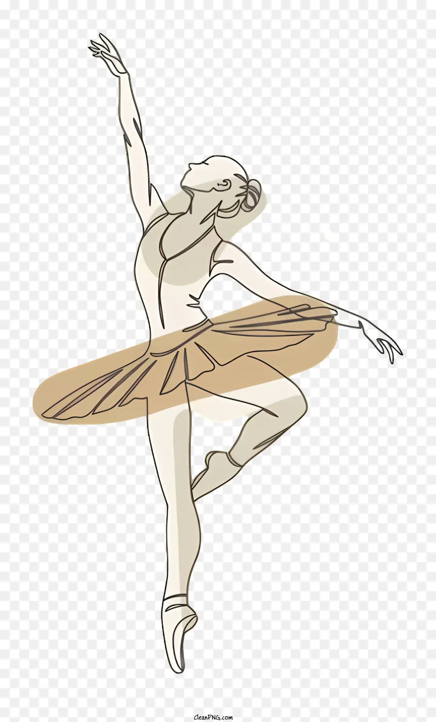 Danseuse De Ballet，Position De Ballet PNG