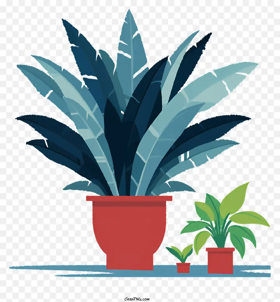 Plante En Pot，Vert PNG