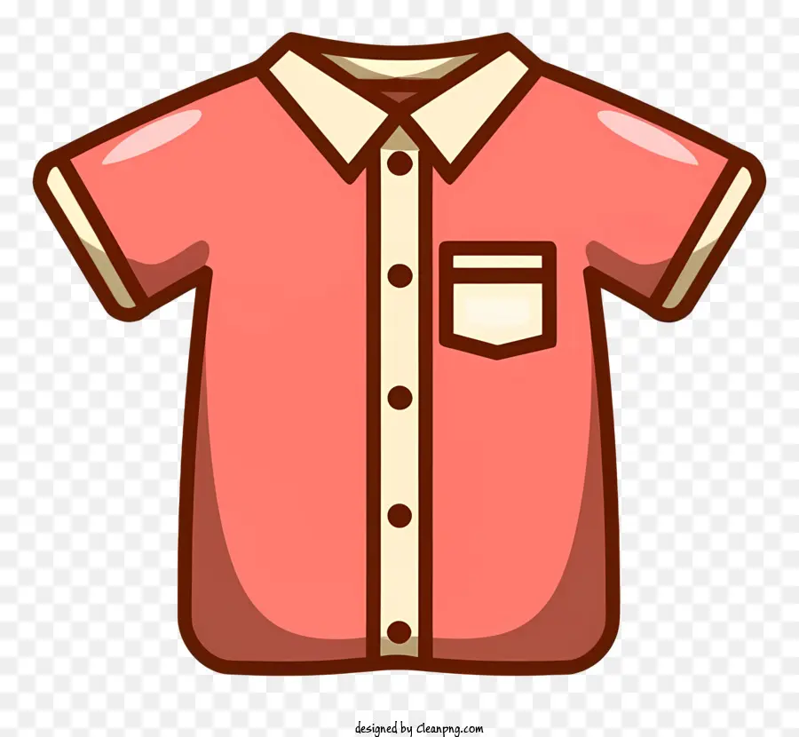 Chemise Rouge，Bouton PNG