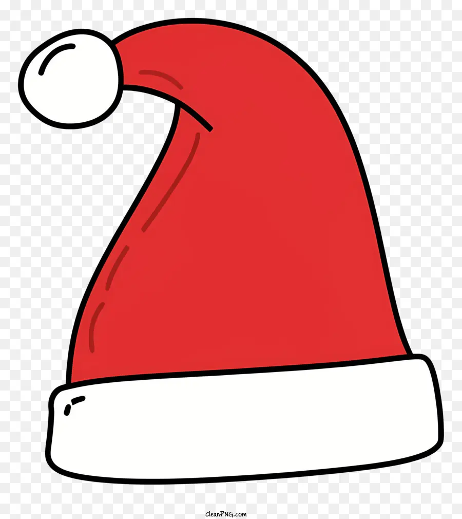 Un Chapeau De Père Noël，Représentation De La Saison Des Fêtes PNG