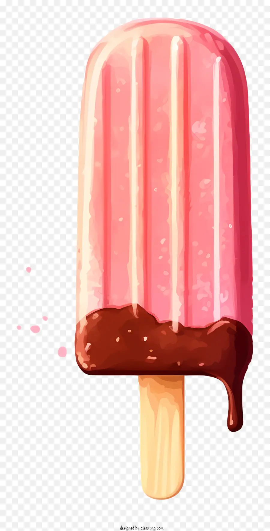 Cornet De Glace Rose，Glace Glacée PNG