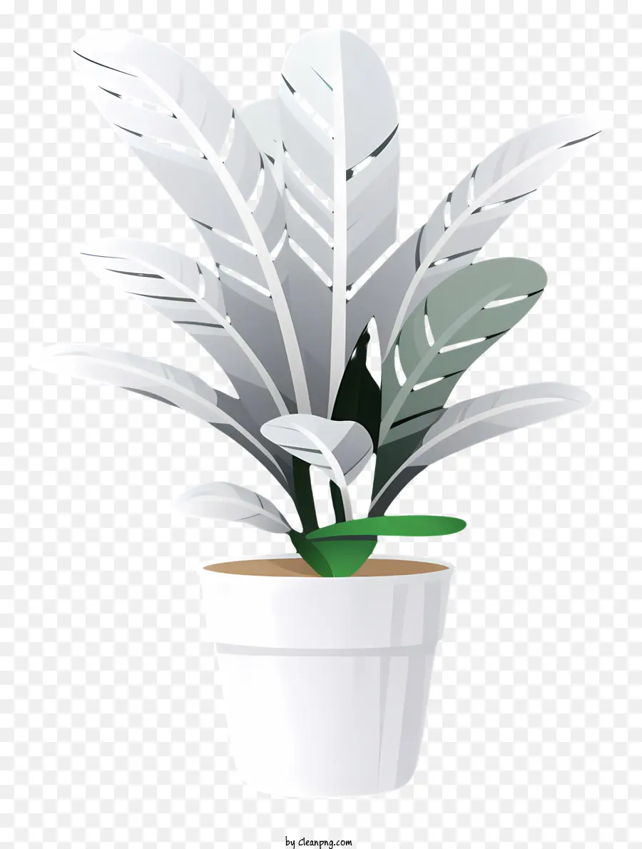 Pot De Fleurs，Plante En Pot PNG