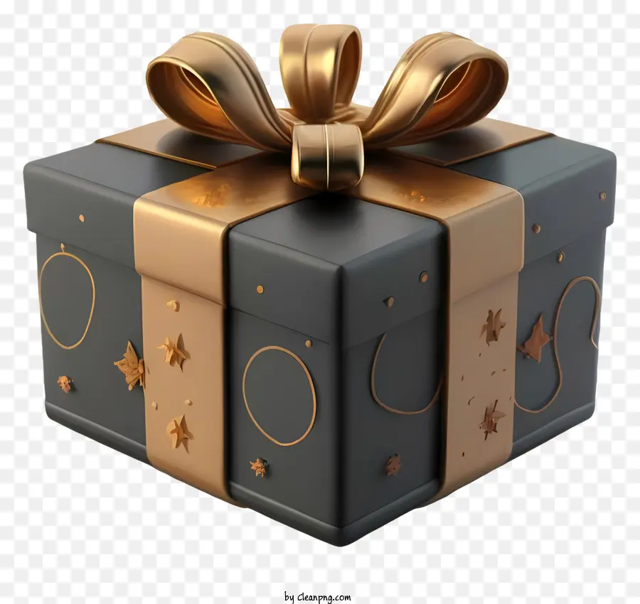 Coffret Cadeau，Coffret Cadeau Doré PNG