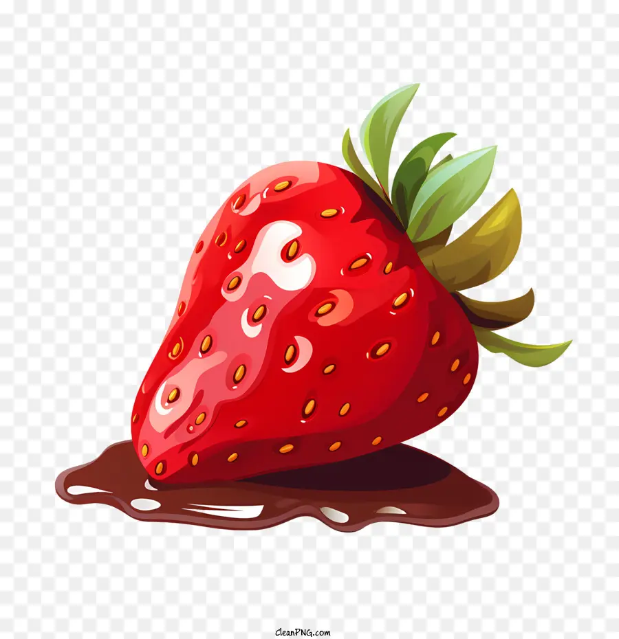 Fraise Au Chocolat，Fraise PNG