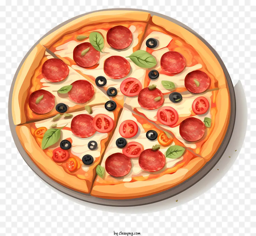 Garnitures De Pizza，Pizza De Tomate PNG