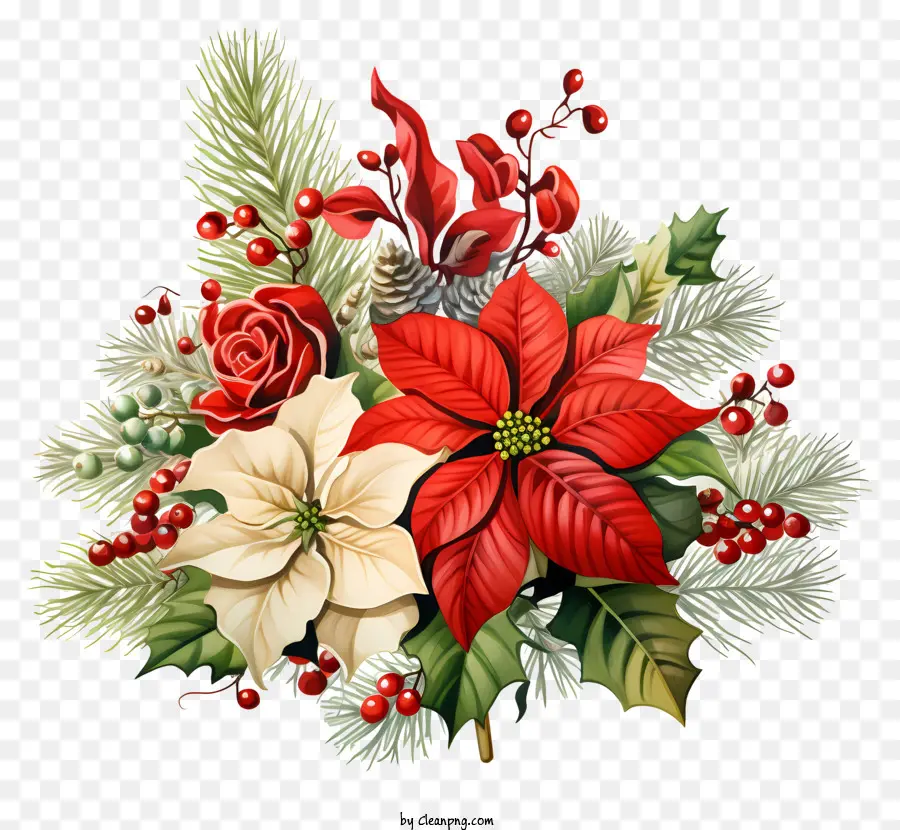 Bouquet，Bouquet De Noël PNG