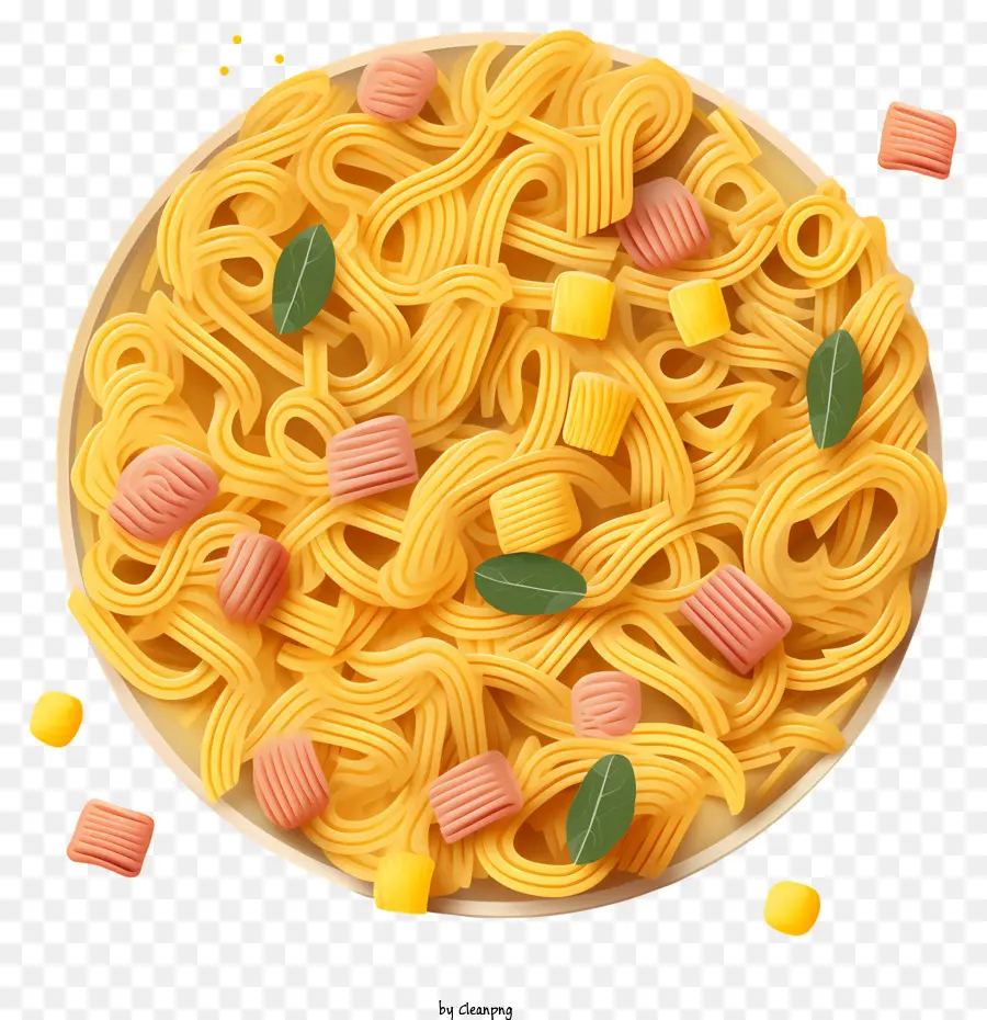 Les Pâtes Spaghetti，Garnitures PNG