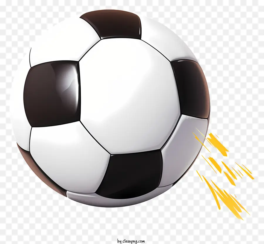 Ballon De Soccer，Éclair PNG