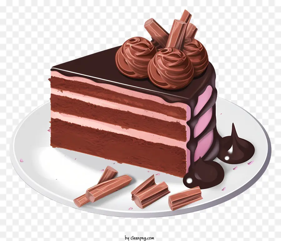 Gâteau Au Chocolat，Fudge Au Chocolat PNG