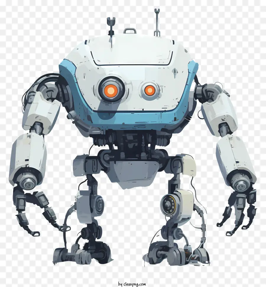 Robot Futuriste，Robot à Deux Pattes PNG