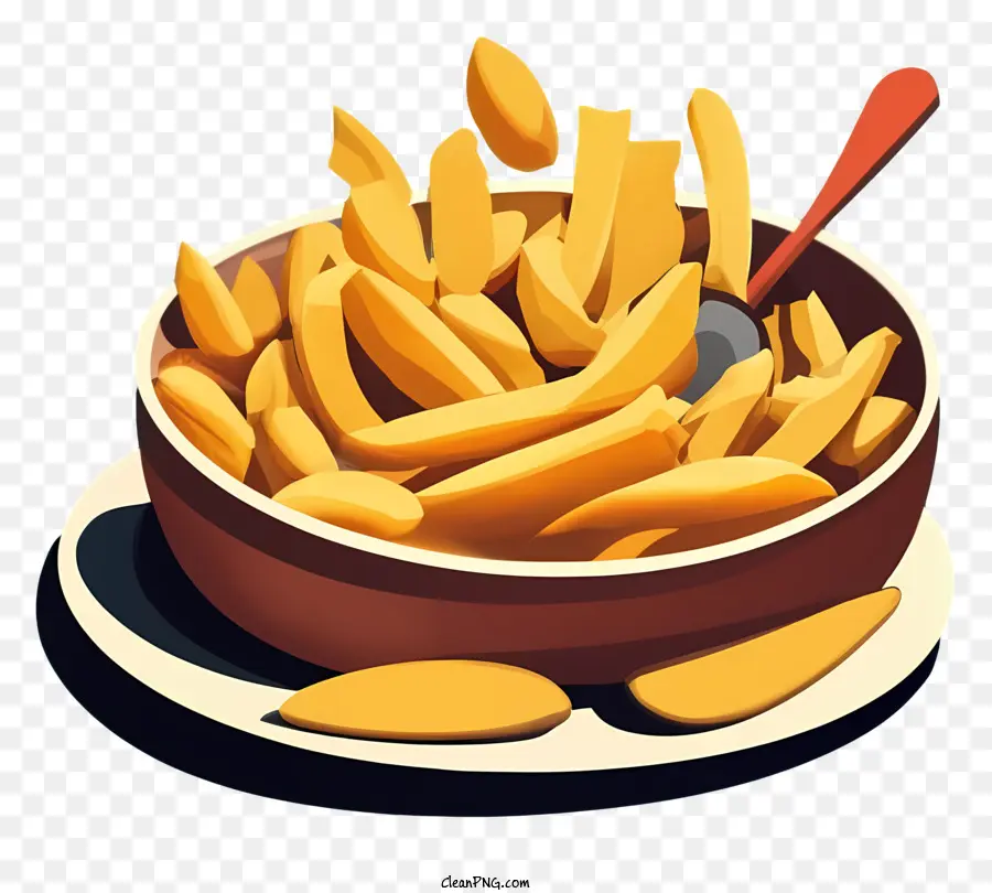 Frites，Bol De Frites PNG