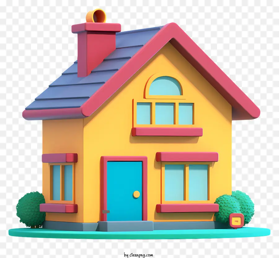 Petite Maison，Maison Bleue PNG