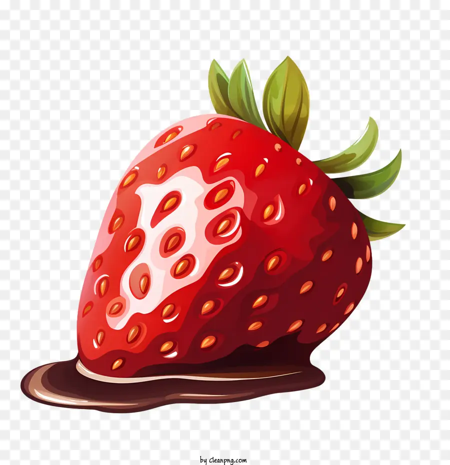 Fraise Au Chocolat，Fraise PNG