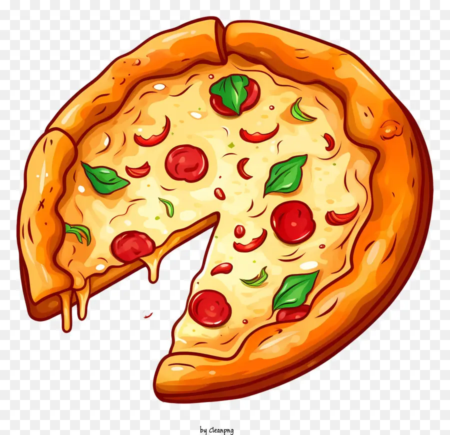 Tranche De Pizza，Tomate PNG