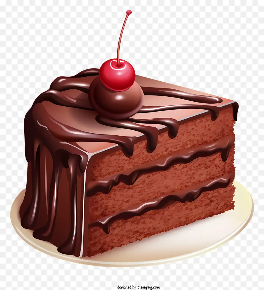 Gâteau Au Chocolat，Tranche De Gâteau PNG