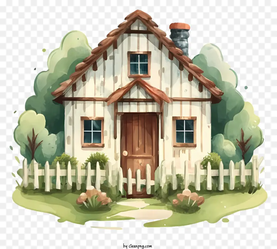 Chalet，En Bois PNG