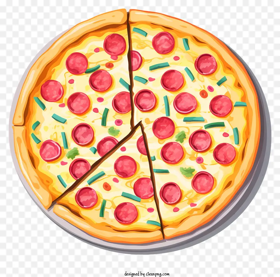 Tranche De Pizza，Pizza PNG