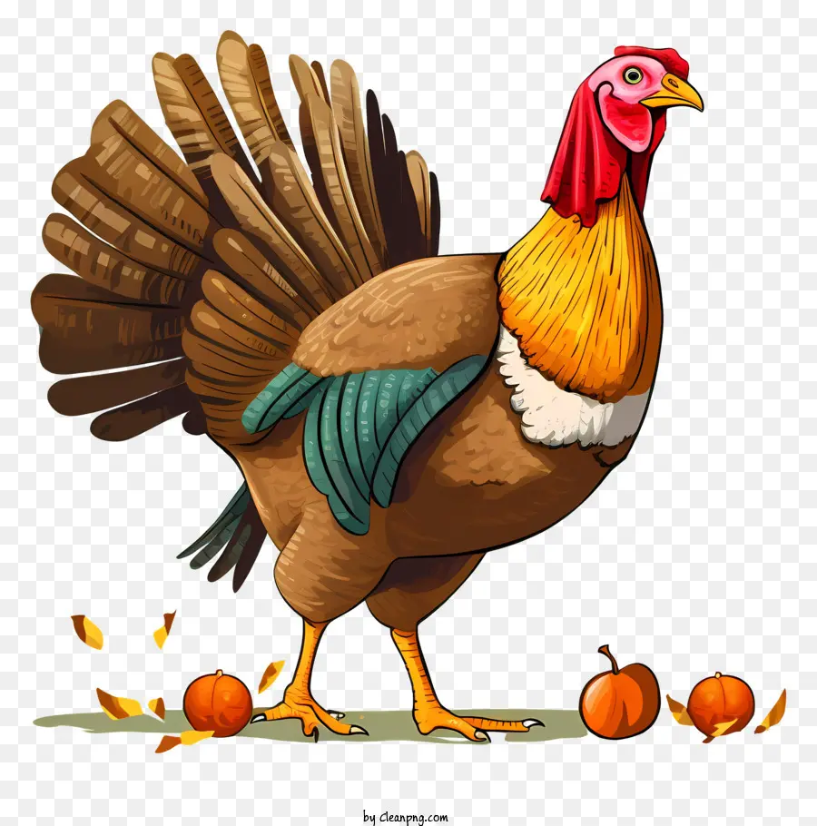 La Turquie Illustration，Dinde De Thanksgiving PNG