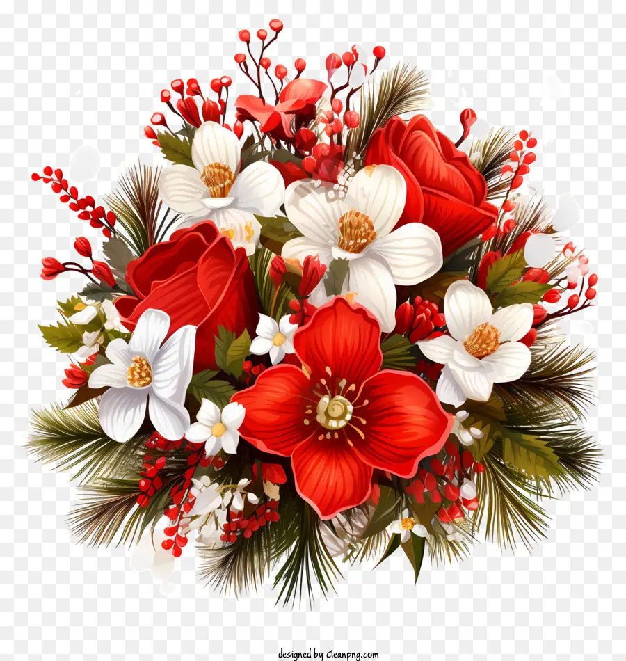 Bouquet，Fleurs Blanches PNG