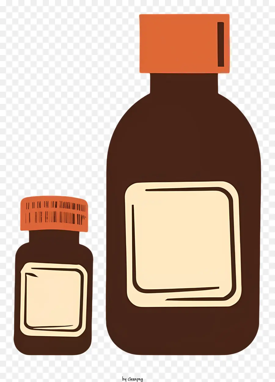 Bouteille Marron，Flacons De Médicaments PNG