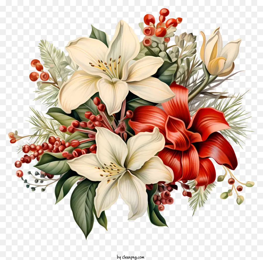 Bouquet，Bouquet De Noël PNG