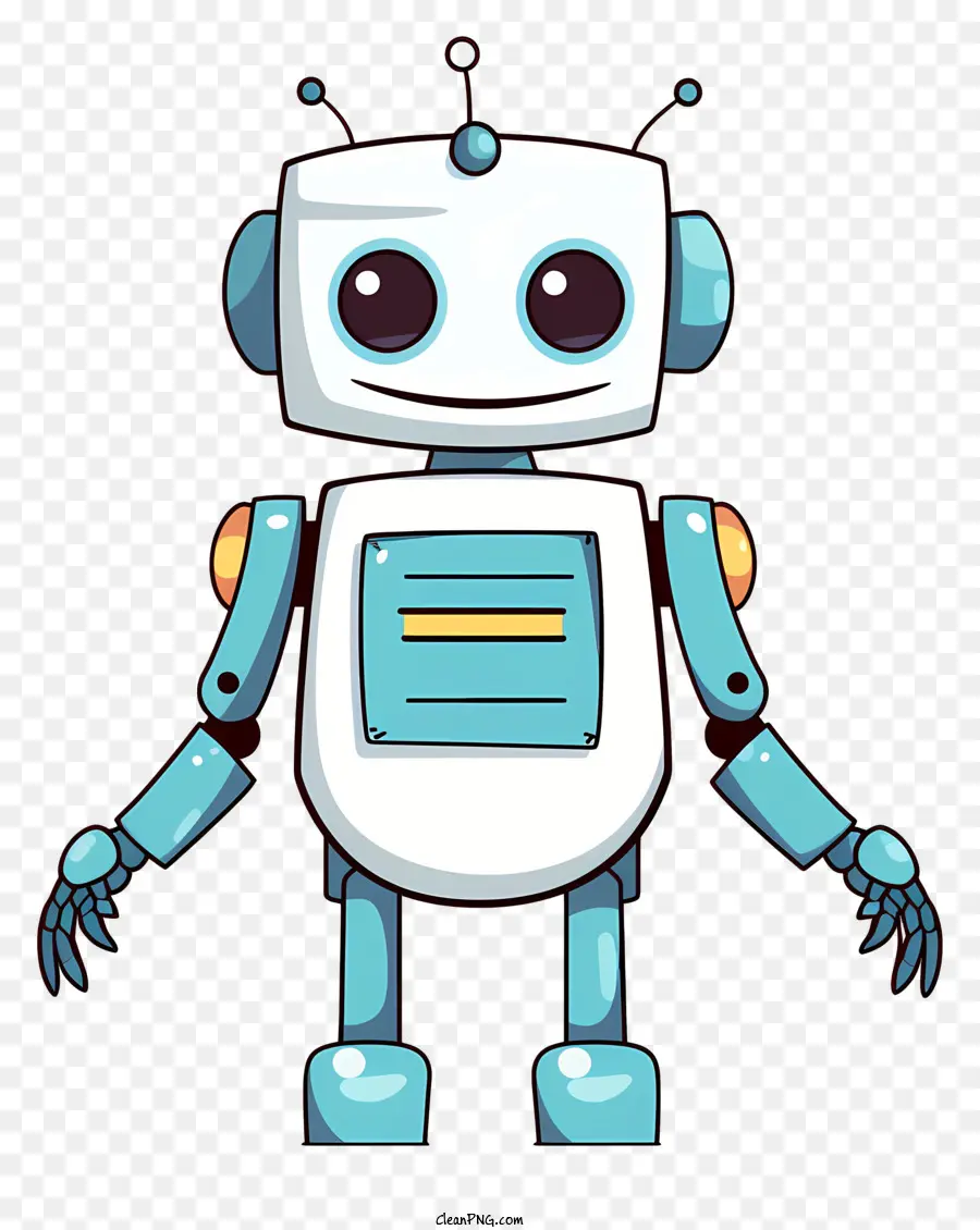 Petit Robot Bleu，Robot PNG