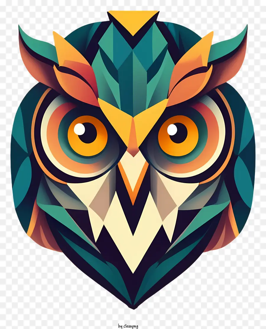 Hibou，Coloré PNG