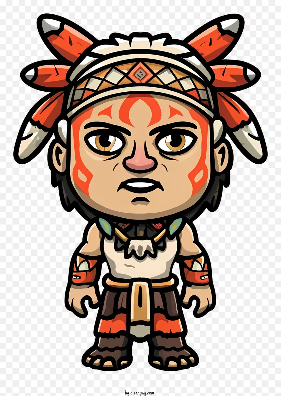 Costume Tribal，Guerrier Tribal PNG