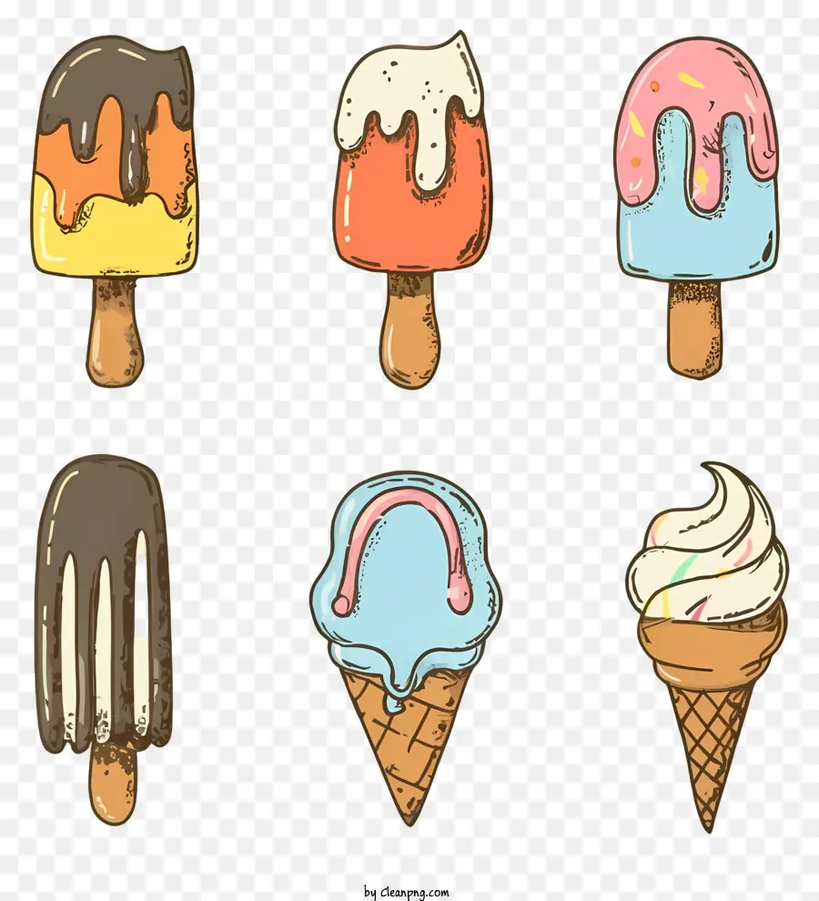 Cornets De Glace，Glace PNG