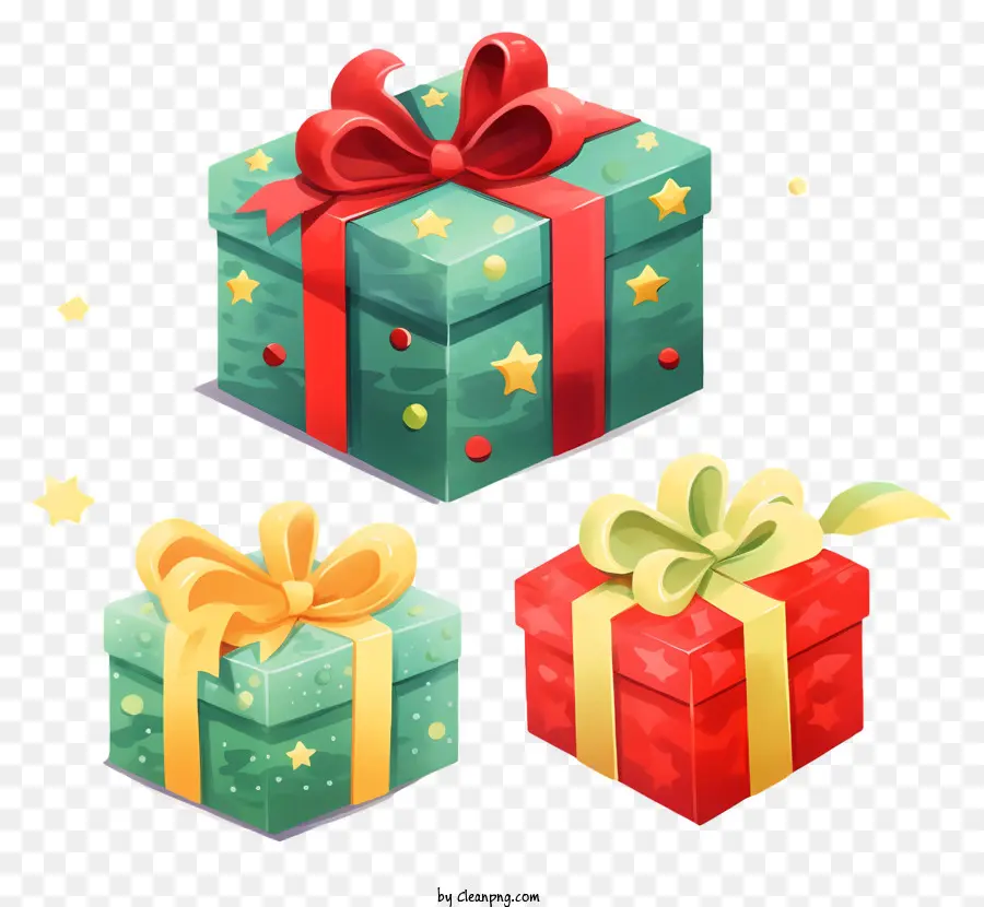 Coffrets Cadeaux，Rubans PNG