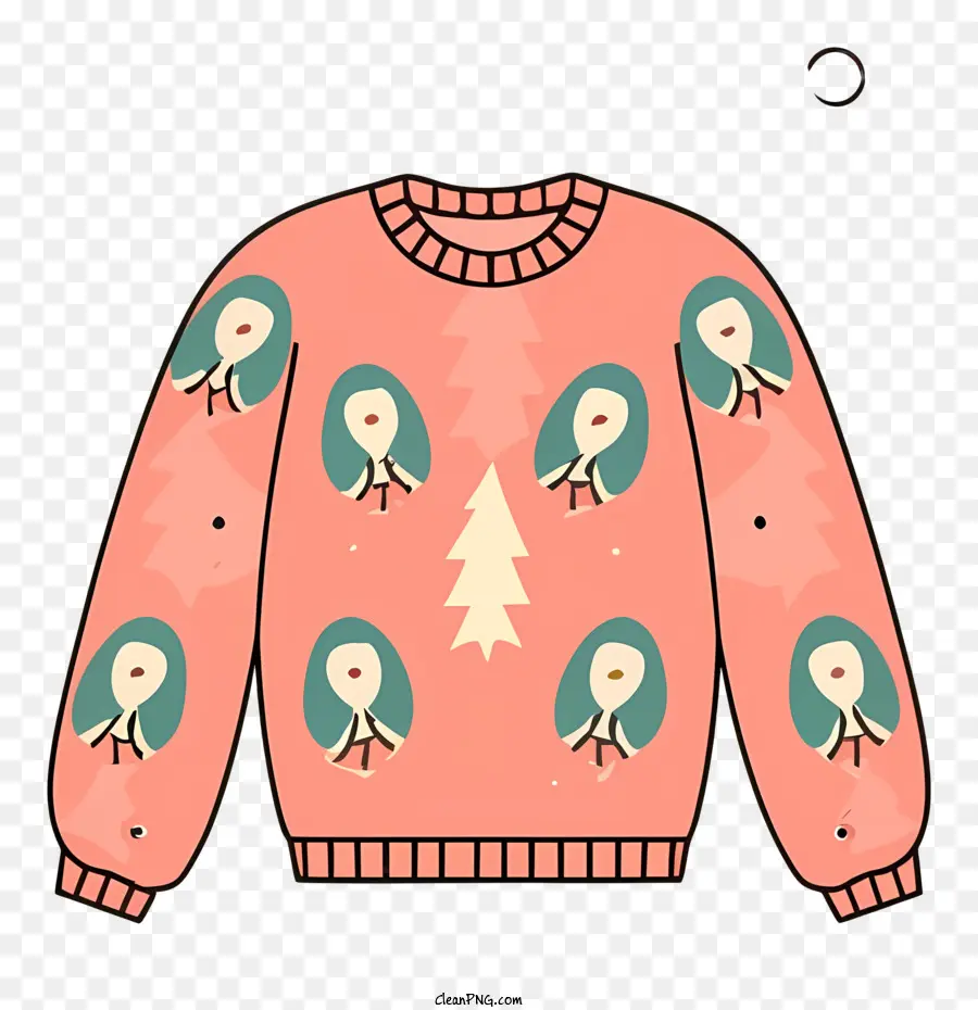 Pull De Noël，Vêtements PNG