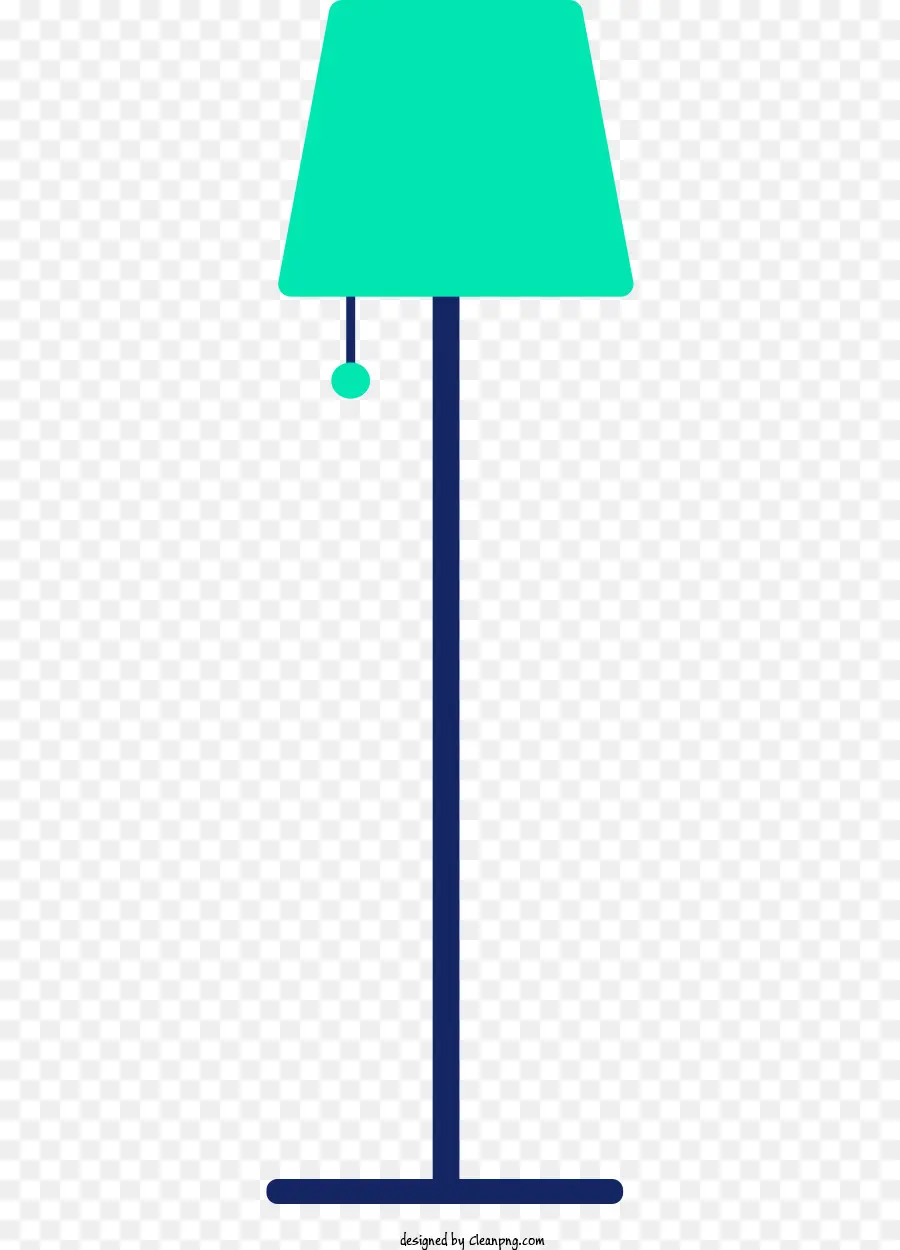 Lampadaire，Lampe Bleue PNG