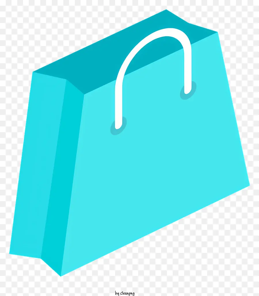 Bleu Sac Shopping，Papier Ou Sac En Plastique PNG