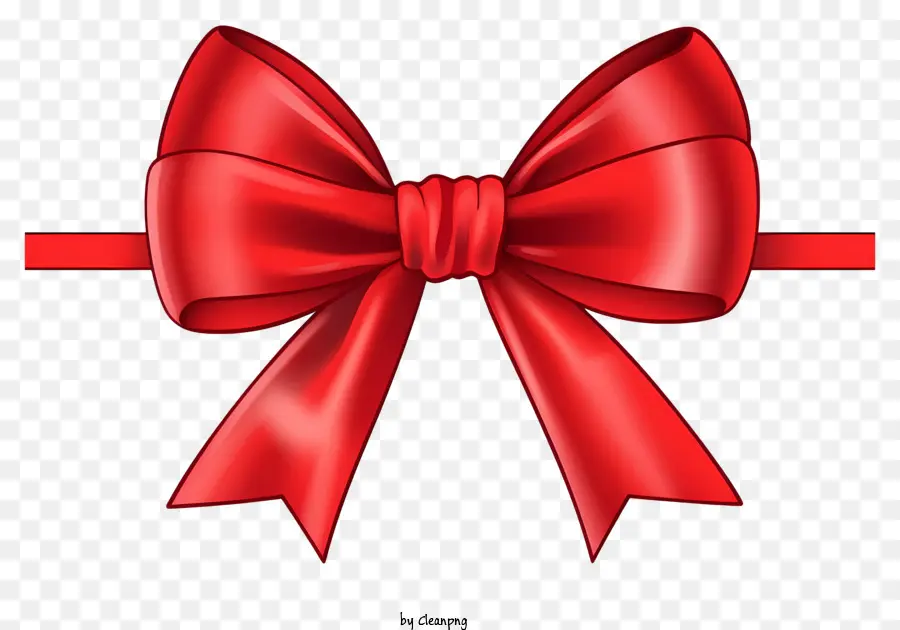 Ruban Rouge Bow，Grand Arc PNG