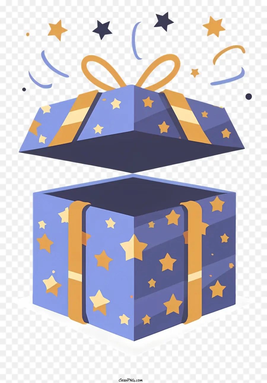 Coffret Cadeau，Coffret Bleu PNG