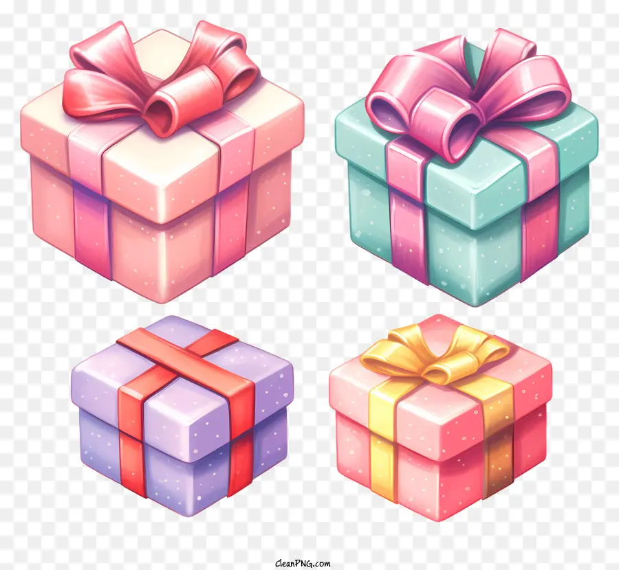 Boîtes Cadeau，Joyeux Anniversaire PNG
